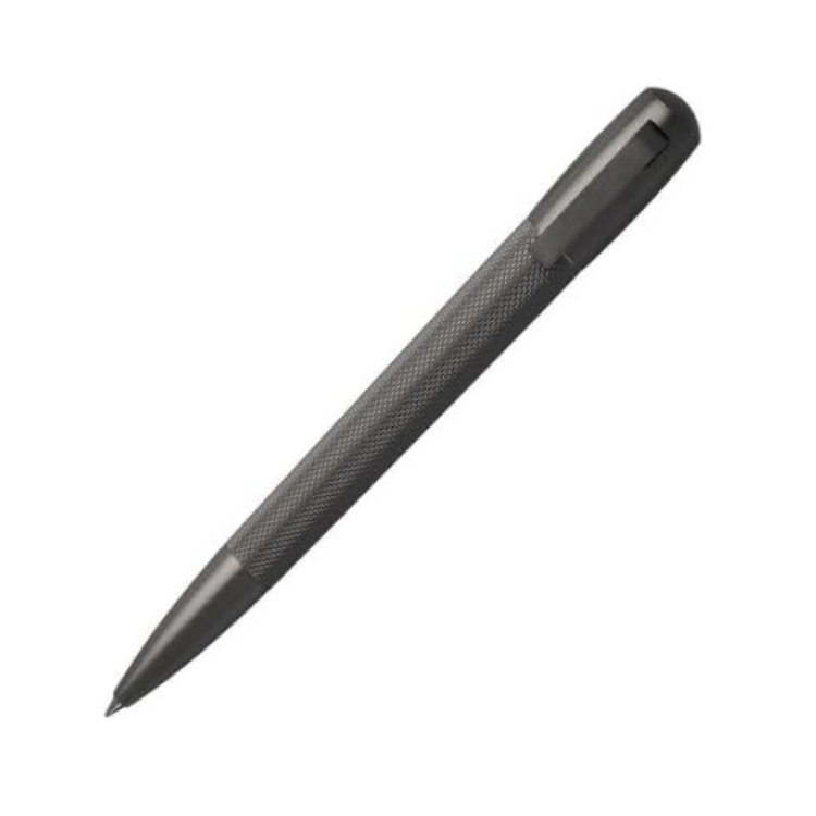 HUGO BOSS BALLPOINT PEN PURE MATTE DARK CHROME