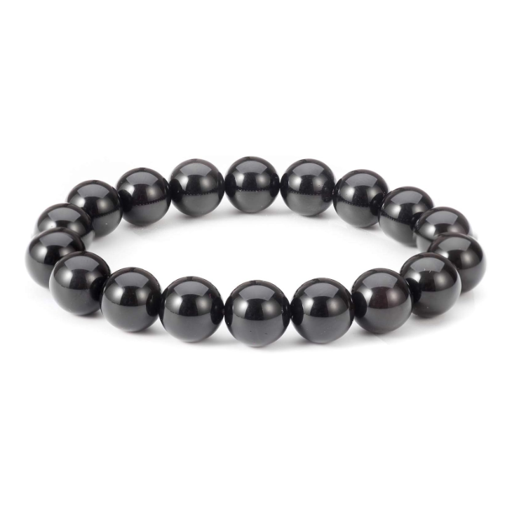 Powerful Cleanser Black Obsidian Beaded Bracelet