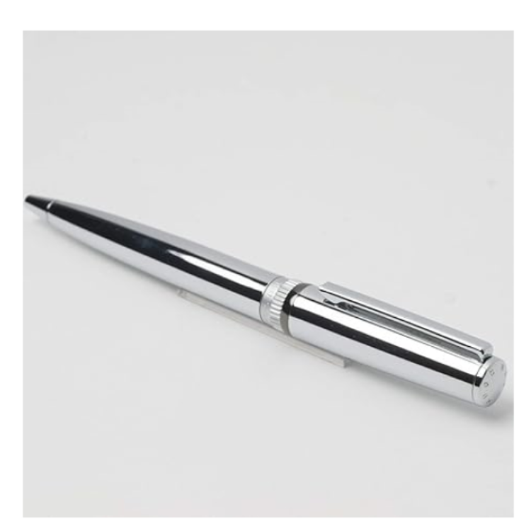 Hugo Boss Gear Ballpoint Pen - Metal Chrome