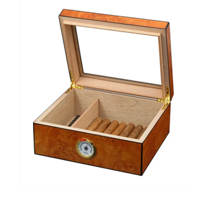 Theodore Small Wooden Cigar Humidor - Theodore Designs