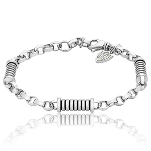 Hoxton London Men's Sterling Silver  Adjustable Bracelet - Theodore Designs