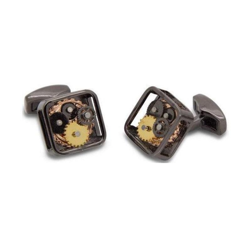 Watch Gear Cog Mechanism Cufflinks